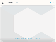 Tablet Screenshot of lucidcube.com